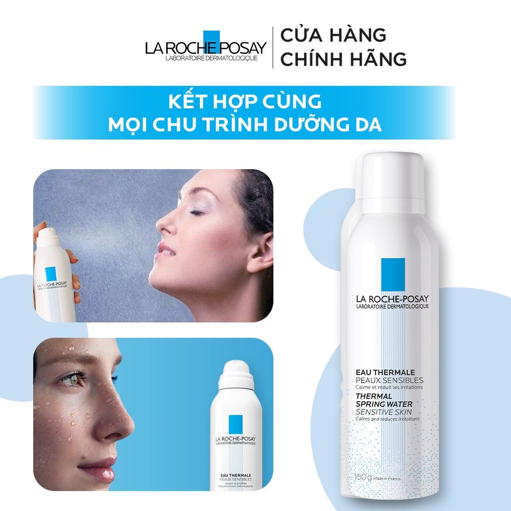 [2 Items] Bộ Đôi Làm Sạch & Làm Dịu Cho Da Dầu Mụn La Roche-Posay Effaclar Purifying Foaming Gel 200ml + Thermal Spring Water Sensitive Skin 50ml