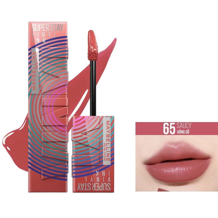 (MUSIC COLLECTION) Son Kem Bóng Bền Màu, Nhẹ Môi Maybelline New York Superstay Vinyl Ink 4.2ml