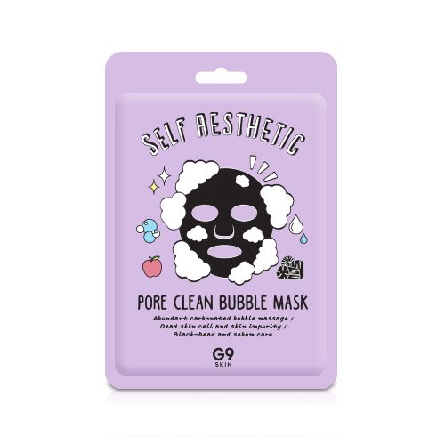 Mặt Nạ Sủi Bọt Giúp Loại Bỏ Tế Bào Chết, Mụn Đầu Đen Và Bã Nhờn G9SKIN Self Aesthetic Pore Clean Bubble Mask