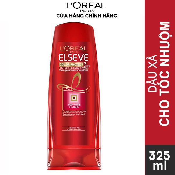 [325ml] Dầu Xả Giữ Màu Cho Tóc Nhuộm L'Oreal Elseve Color Protect 7 Weeks Conditioner