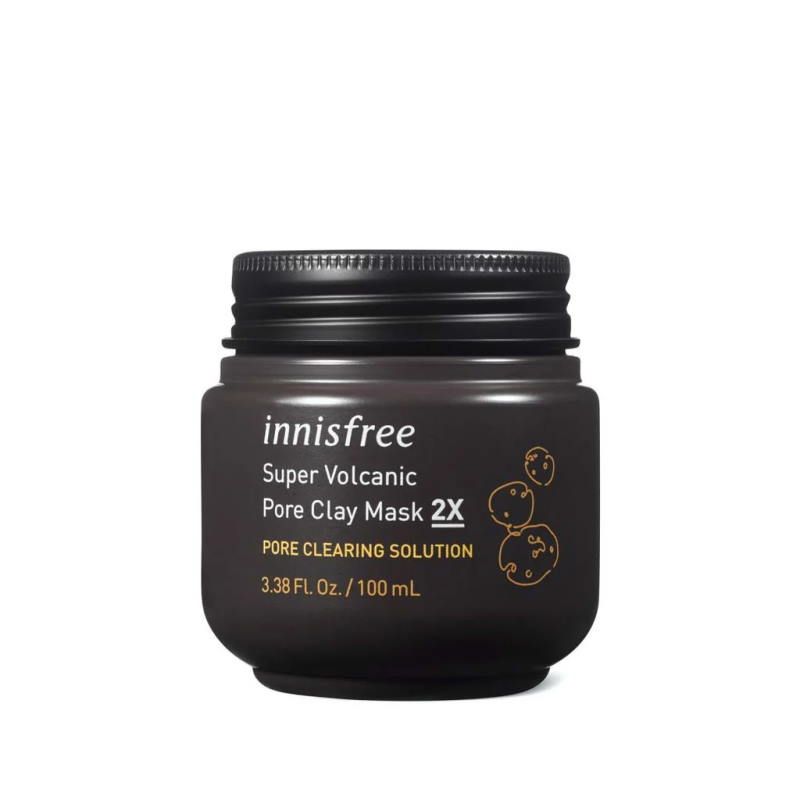 Mặt Nạ Đất Sét Chăm Sóc Lỗ Chân Lông Từ Đá Tro Núi Lửa Innisfree Super Volcanic Pore Clay Mask 100ml