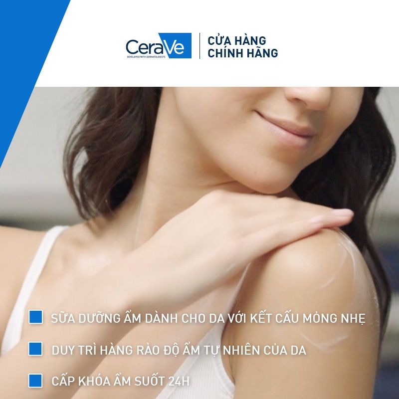 Sữa Dưỡng Ẩm Dành Cho Da Khô Cerave Developed With Dermatologists Moisturising Lotion