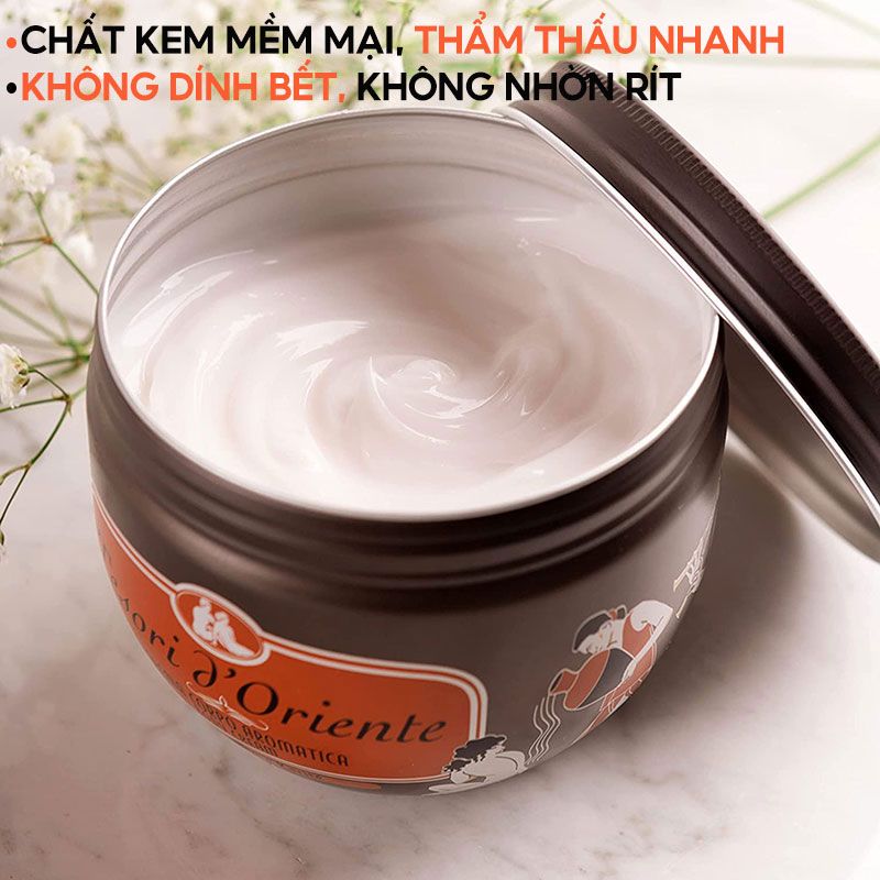 [300ml] Kem Dưỡng Thể Hương Nước Hoa Cấp Ẩm Chuyên Sâu Tesori D'Oriente Body Cream