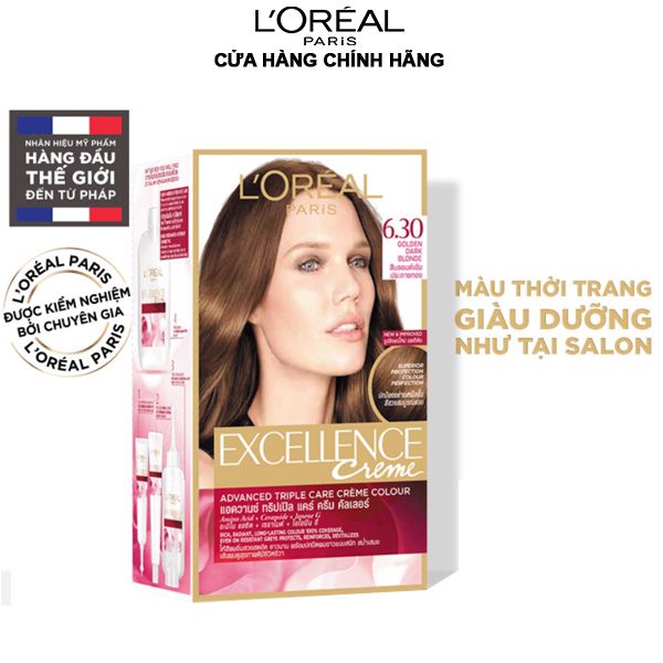 Kem Nhuộm Tóc Phủ Bạc L'Oreal Excellence Creme 172ml