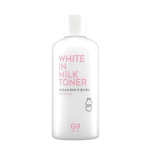 Nước Hoa Hồng Hỗ Trợ Dưỡng Trắng Da G9Skin White In Milk Toner 300ml