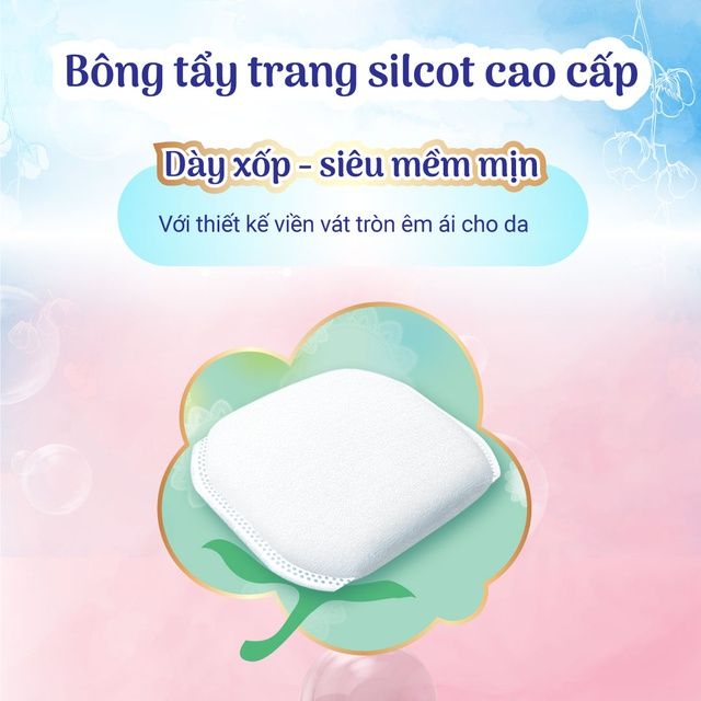 Bông Tẩy Trang Silcot Soft Touch Premium Cotton - 66 Miếng