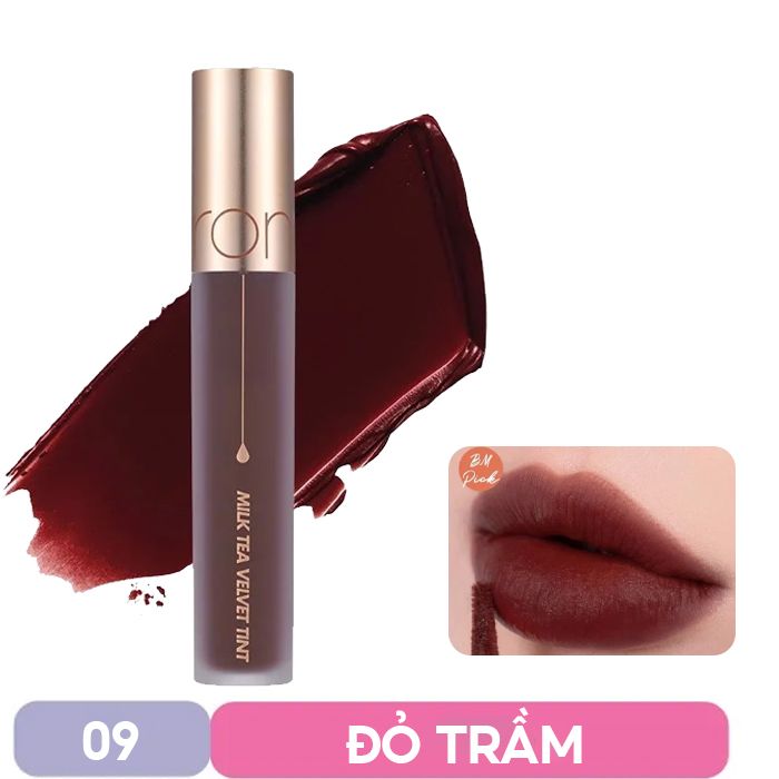 Son Kem Lì Hàn Quốc Mịn Mượt Như Nhung Romand Milk Tea Velvet Tint Ver 2 4.4g