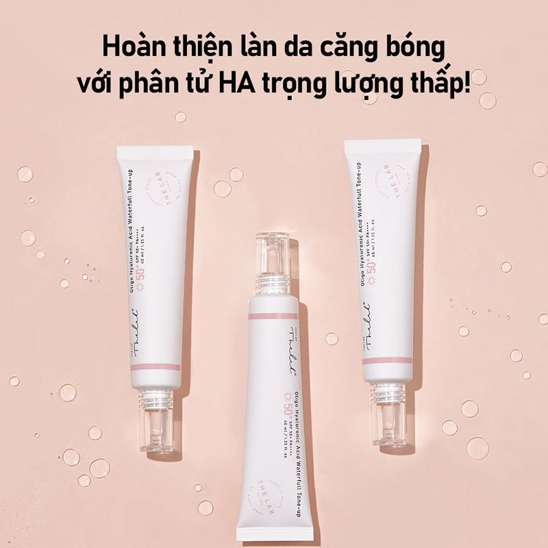 Kem Chống Nắng Nâng Tông, Cải Thiện Nếp Nhăn The Lab By Blanc Doux Oligo Hyaluronic Acid Waterfull Tone-up SPF50+/PA++++ 40ml