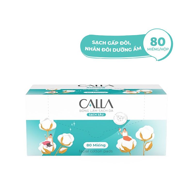 Bông Tẩy Trang Làm Sạch Da Bông Bạch Tuyết Calla Facial Cotton Pads