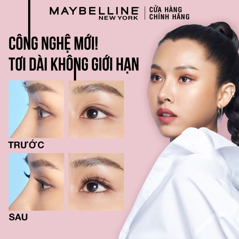 Mascara Tơi Dài Mi, Cho Mi Cong Dài Tự Nhiên Maybelline New York Lash Sensational Sky High Mascara 6ml