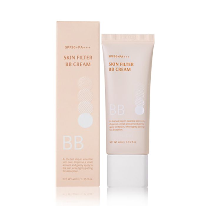 Kem Nền Che Phủ Tự Nhiên, Mỏng Nhẹ Lâu Trôi B.O.M Skin Filter BB Cream SPF50/PA+++ 40ml