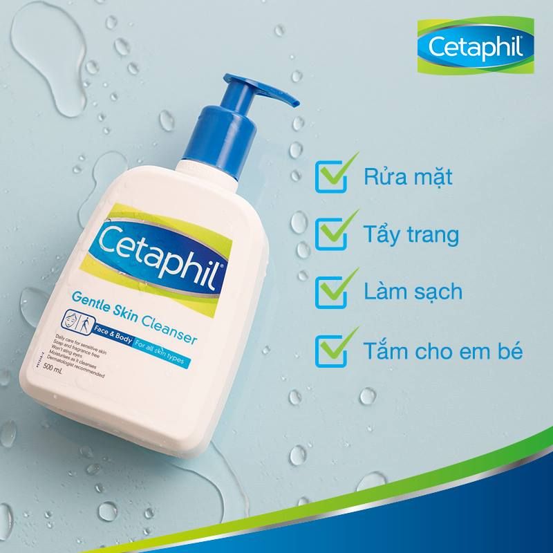 Sữa Rửa Mặt Lành Tính, Dịu Nhẹ Không Xà Phòng Cetaphil Gentle Skin Cleanser