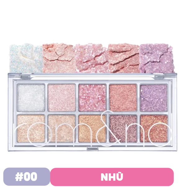 Bảng Phấn Mắt 10 Ô Siêu Lấp Lánh Romand Better Than Eye Palette