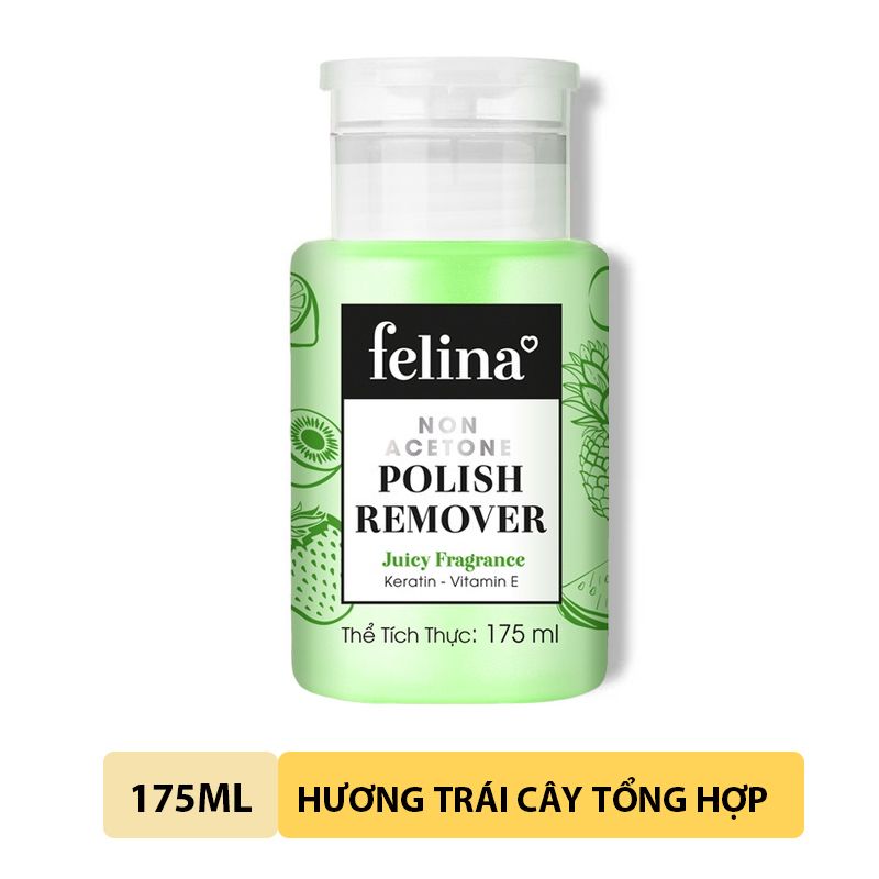 Nước Tẩy Sơn Móng Tay Cao Cấp Không Chứa Acetone Felina Polish Remover