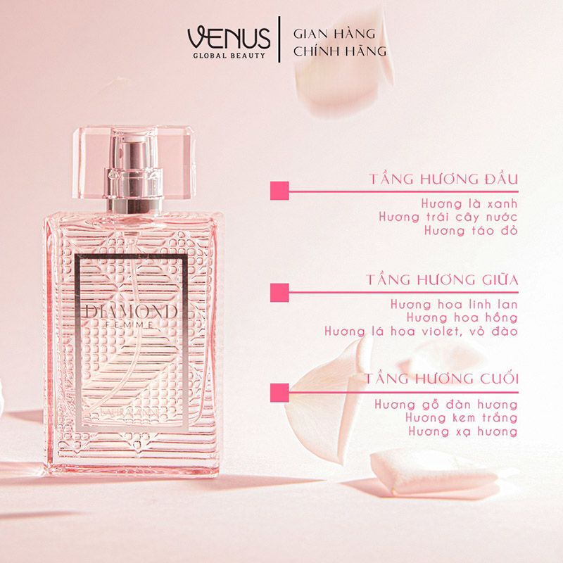 Nước Hoa Nữ Laura Anne Diamond Femme 45ml