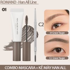 COMBO (MASCARA 01 + KẺ MÀY SHARP C2)