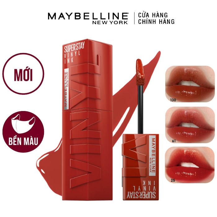 (MUSIC COLLECTION) Son Kem Bóng Bền Màu, Nhẹ Môi Maybelline New York Superstay Vinyl Ink 4.2ml