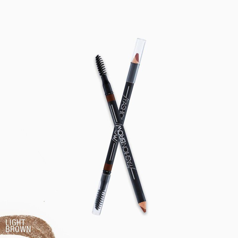 Chì Tạo Dáng Mày 2 Đầu Nét Mảnh Maybelline Fashion Brow Shaping Pencil 1.5g - Màu Nâu Sáng