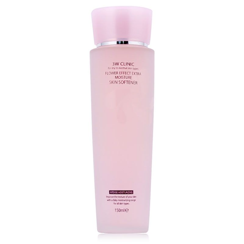 Nước Hoa Hồng Dưỡng Trắng Da 3W Clinic Flower Effect Extra Moisture Skin Softener 150ml