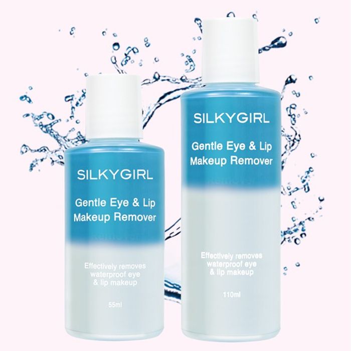 Nước Tẩy Trang Dành Cho Mắt, Môi Silkygirl Gentle Eye & Lip Makeup Remover