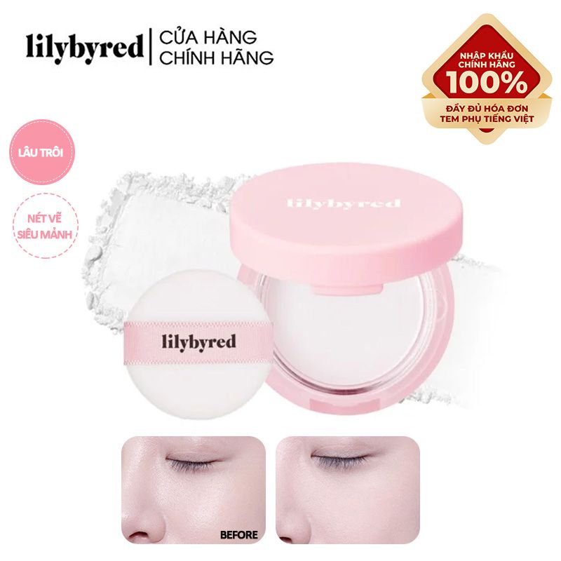 Phấn Phủ Dạng Nén Kiềm Dầu Hiệu Quả, Cho Làn Da Mịn Màng Lilybyred Sebum Lock Pact 5.5g