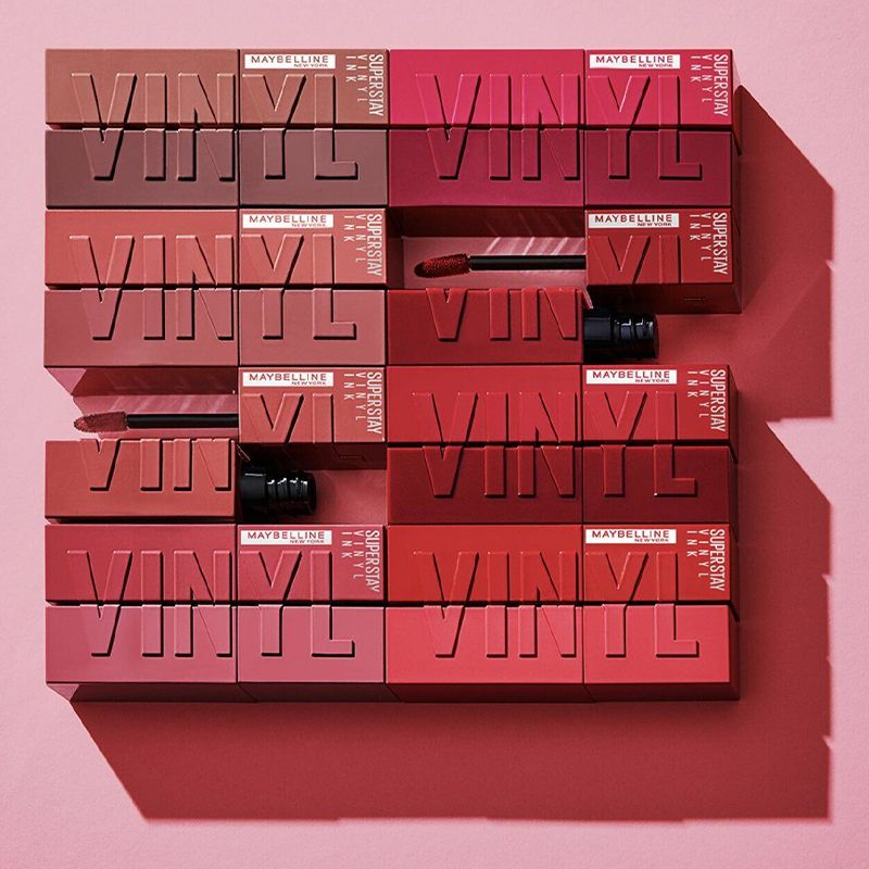 (MUSIC COLLECTION) Son Kem Bóng Bền Màu, Nhẹ Môi Maybelline New York Superstay Vinyl Ink 4.2ml