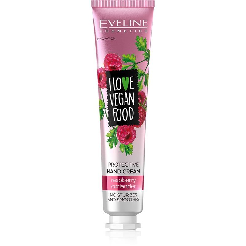 Kem Dưỡng Da Tay Chiết Xuất Tự Nhiên Dưỡng Da Mềm Mại Eveline Cosmetics I Love Vegan Food Hand Cream 50ml