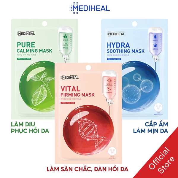 Mặt Nạ Miếng Cấp Ẩm, Làm Dịu Và Săn Chắc Da Mediheal Mask