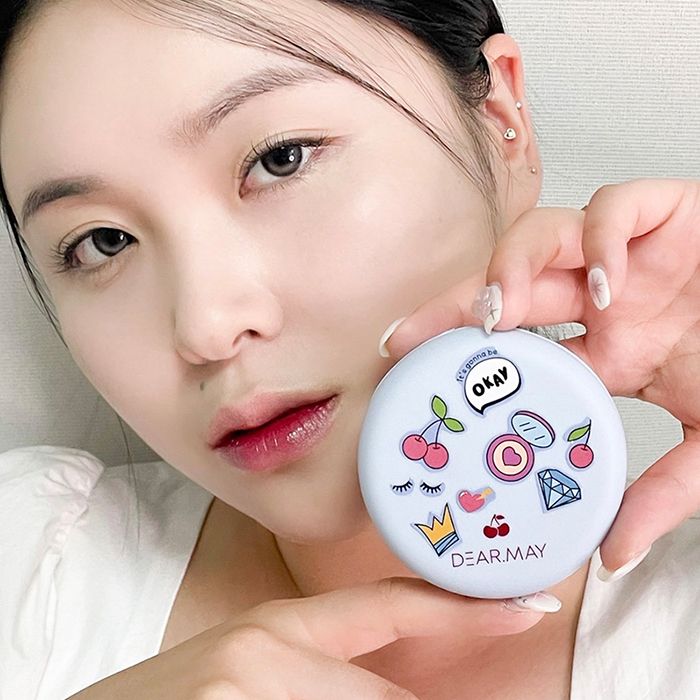 Phấn Phủ Dạng Nén Kiềm Dầu Dearmay California Cherry Sebum Pact 12g