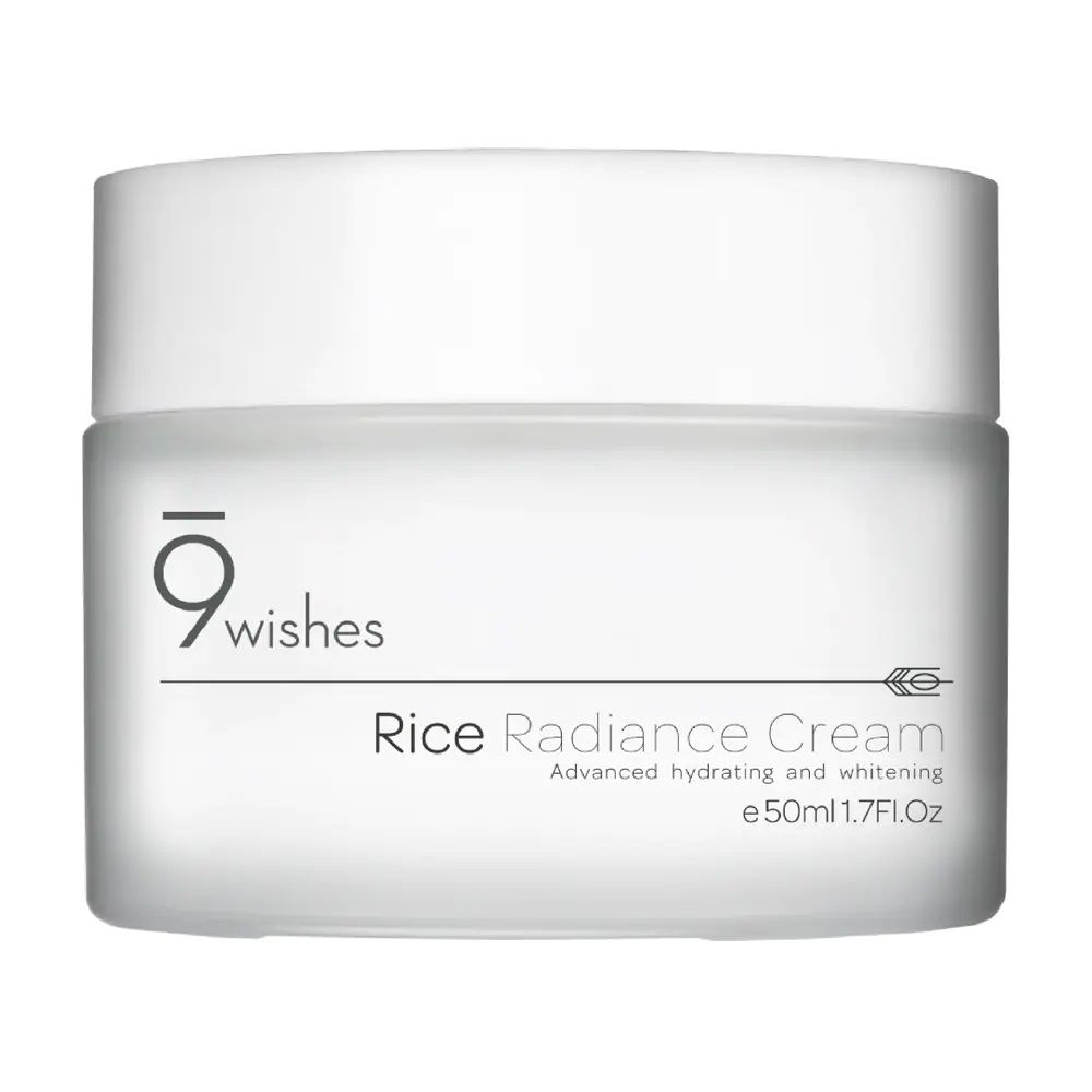 Kem Dưỡng Ẩm, Hỗ Trợ Làm Sáng Da Chiết Xuất Gạo 9 Wishes Rice Radiance Cream 50ml