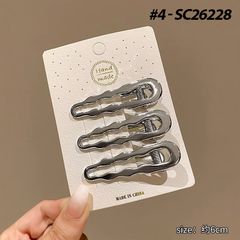 SET 3 KẸP MÀU BẠC #4 - SC26228