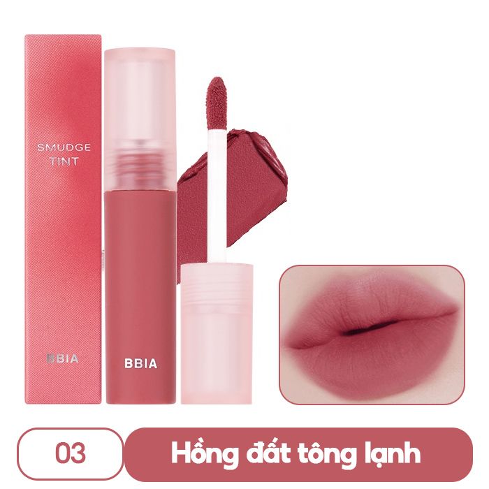 Son Kem Lì Mịn Môi Bbia Smudge Tint 3g (hàng sắp về)