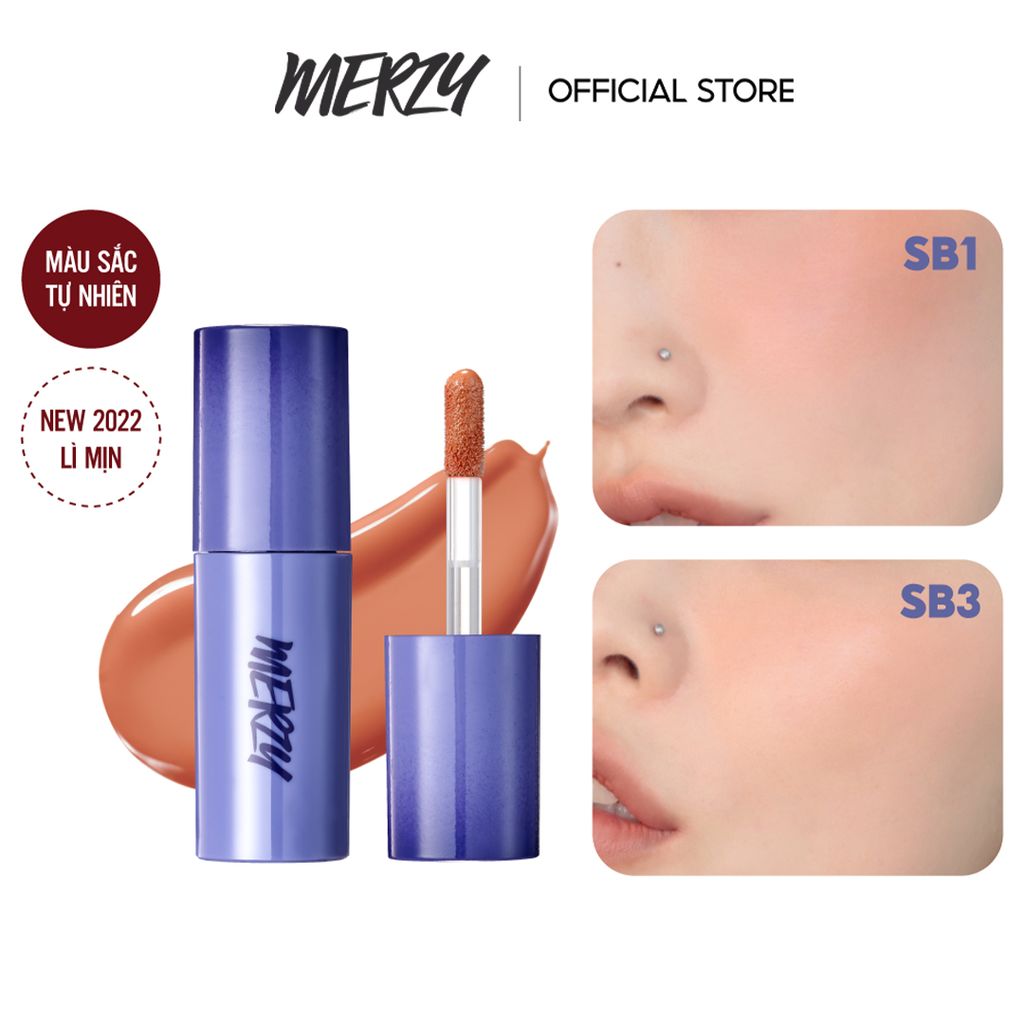 Má Hồng Dạng Lỏng Merzy Soft Touch Liquid Blusher 3g - Màu SB3 (date 9/2024)