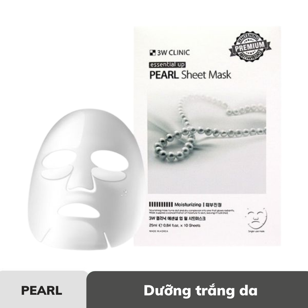 Mặt Nạ Tinh Chất Dưỡng Da 3W Clinic Essential Up Sheet Mask 25ml