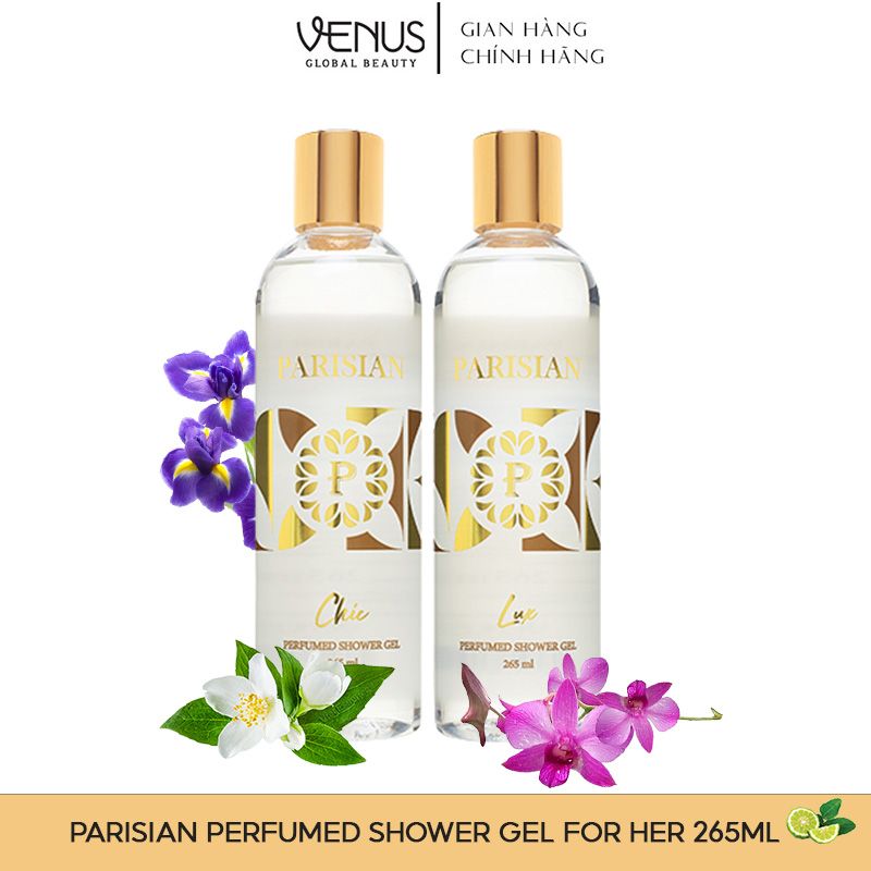 Sữa Tắm Hương Nước Hoa Làm Sạch, Nuôi Dưỡng Da Ẩm Mịn Parisian Perfumed Shower Gel For Her