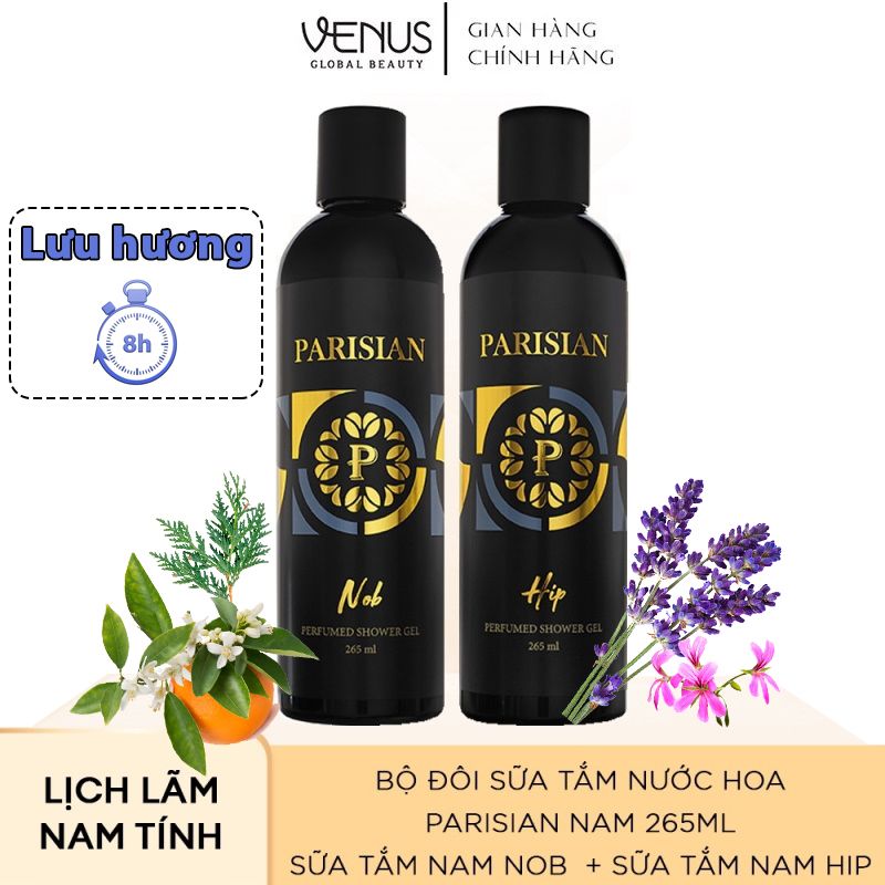 Sữa Tắm Hương Nước Hoa Nam Tính Lịch Lãm Parisian Perfumed Shower Gel For Him 265ml