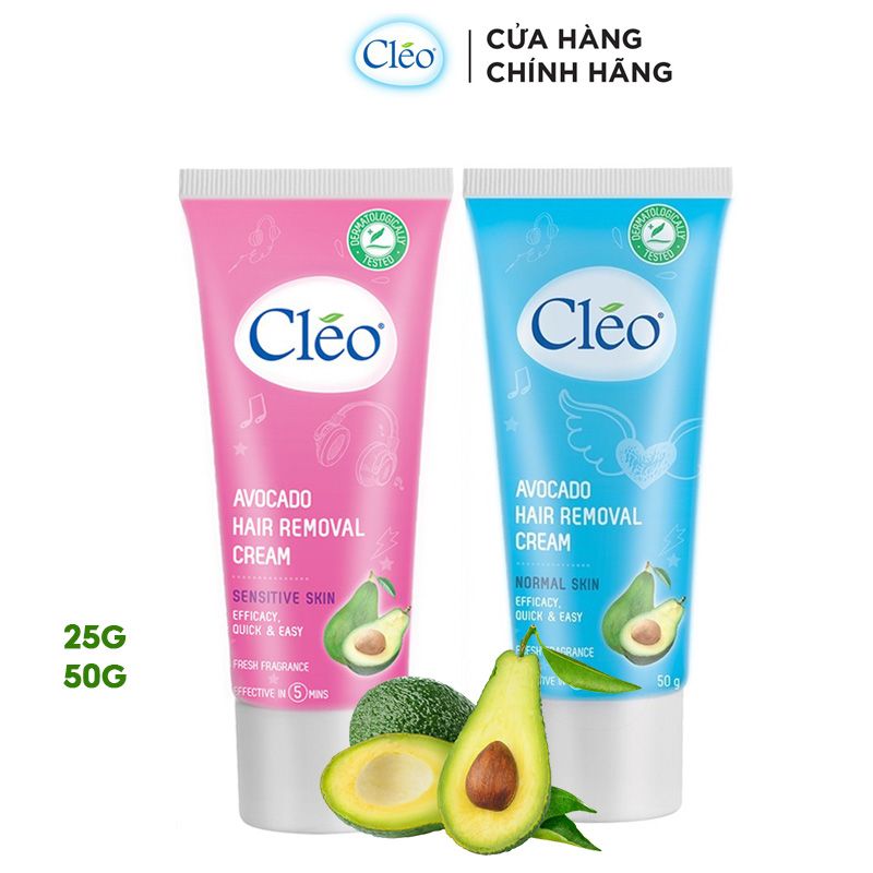 Kem Tẩy Lông Chiết Xuất Từ Bơ CLEO Avocado Hair Removal Cream