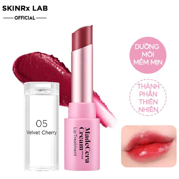 Son Dưỡng Môi Có Màu Skinr x Lab MadeCera Cream Lip Treatment 4.5g - Màu 05