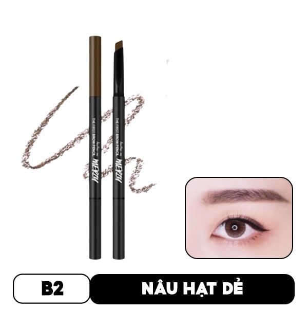 Chì Kẻ Mày Ngang Sắc Nét, Lâu Trôi Merzy The First Brow Pencil 0.3g