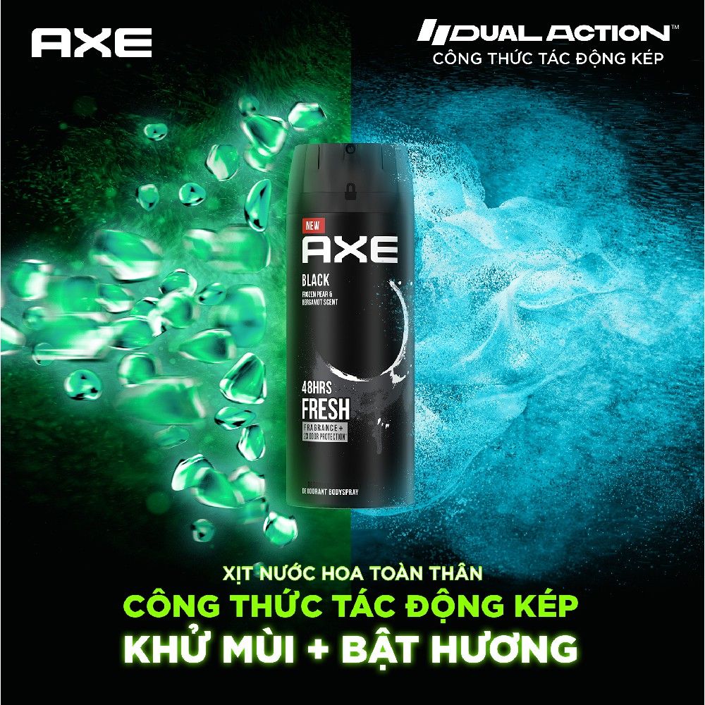 Xịt Khử Mùi Toàn Thân Cho Nam AXE Deodorant Bodyspray 135ml