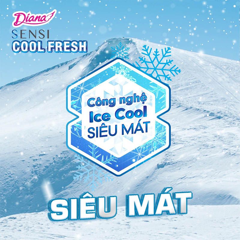 [3 Items] Set Băng Vệ Sinh Diana Sensi Hằng Ngày Cool Fresh (2 Gói x 20 Miếng) & Compact (10 Miếng)(Che tên sản phẩm khi giao hàng)