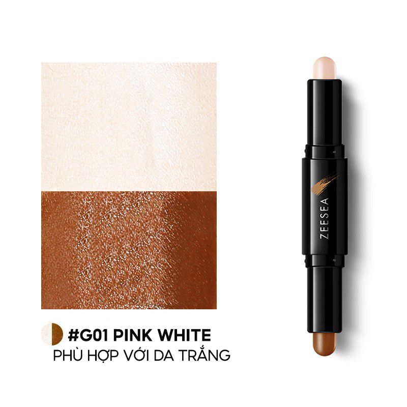 Thỏi Hai Đầu Tạo Khối Và Highlight Đa Năng Zeesea Beauty Shaping Light Repair Rod 2.4gx2