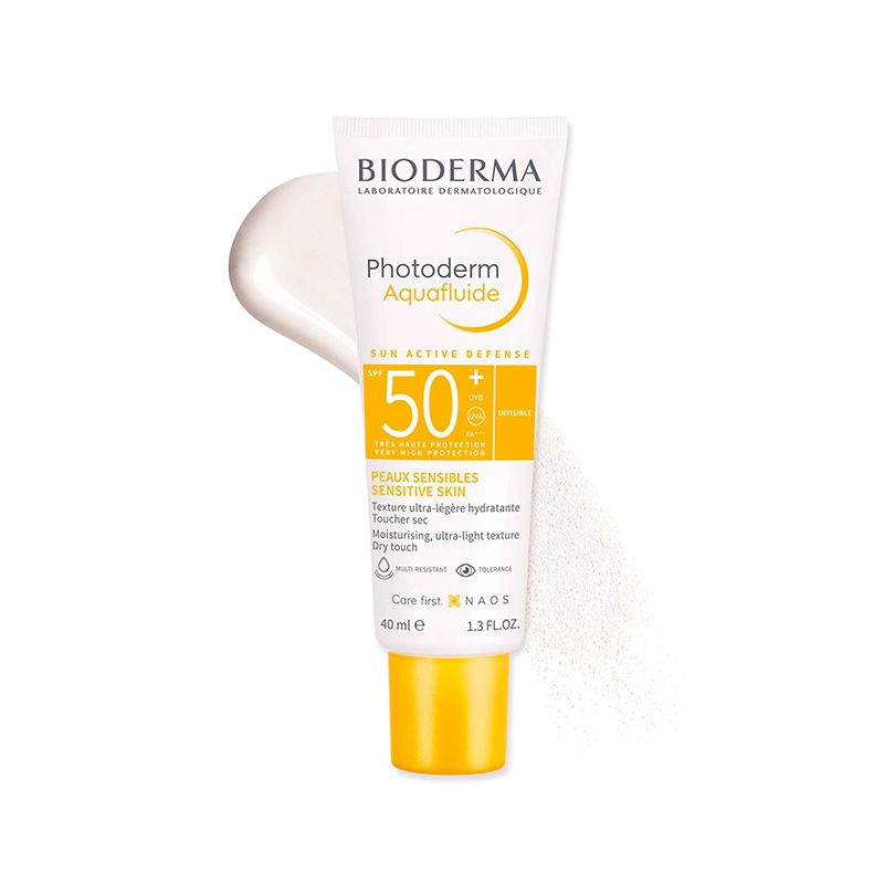 Kem Chống Nắng Hóa Học, Kiểm Soát Dầu, Không Màu Bioderma Photoderm Aquafluide SPF50+/PA++++ 40ml