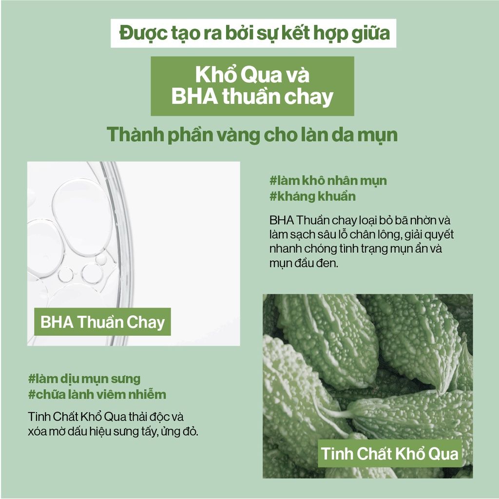 Sữa Rửa Mặt Làm Sạch Da Hỗ Trợ Giảm Mụn Chiết Xuất Khổ Qua Và BHA Gilaa Plant Serum Cleanser Bitter Melon + BHA 160g