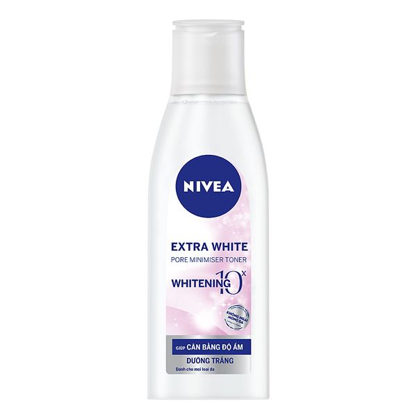 Nước Hoa Hồng Hỗ Trợ Dưỡng Trắng Da & Thu Nhỏ Lỗ Chân Lông Nivea Extra Bright Pore Minimising Toner 200ml