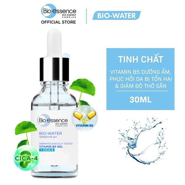 Serum Bio-essence Tinh Chất Dưỡng Ẩm, Phục Hồi Làn Da Bio-essence Bio-Water Vitamin B5 Gel 30ml