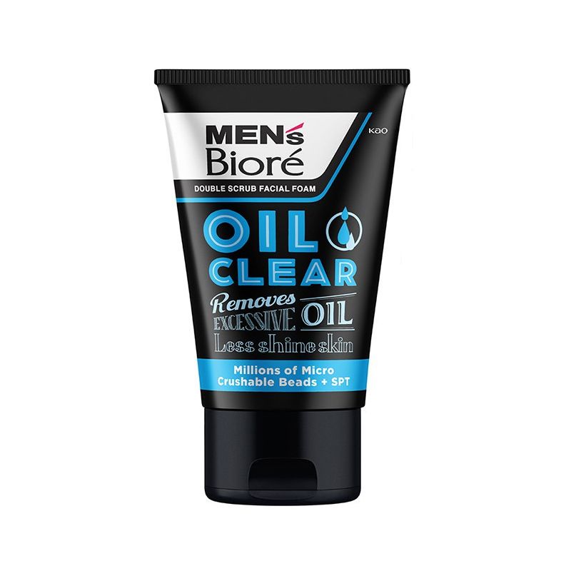 Sữa Rửa Mặt Chứa Hạt Tác Động Kép Men's Bioré Double Scrub Facial Foam 100g