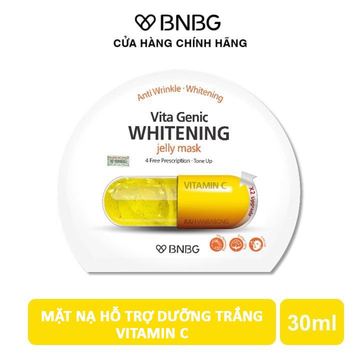 Mặt Nạ Miếng Dưỡng Ẩm, Hỗ Trợ Dưỡng Trắng, Cải Thiện Làn Da Hàn Quốc BNBG (Vitamin A, B C, E)