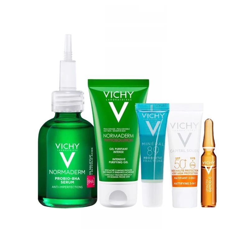 Serum Vichy Tinh Chất Dưỡng Làm Dịu Da, Cải Thiện Da, Giảm Mụn Vichy Normaderm Probio-BHA Anti Imperfections Serum 30ml