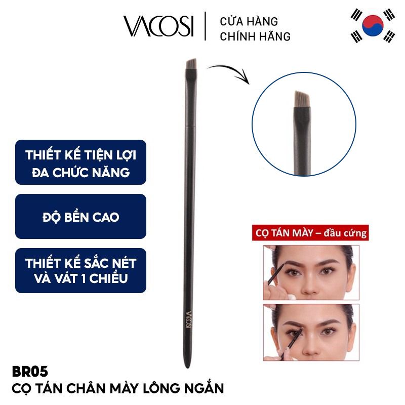 Cọ Tán Chân Mày Vacosi Eyebrow Angled Brush - BR05